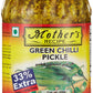 MOTHER'S RECIPE GREEN CHILLI 500 GM
