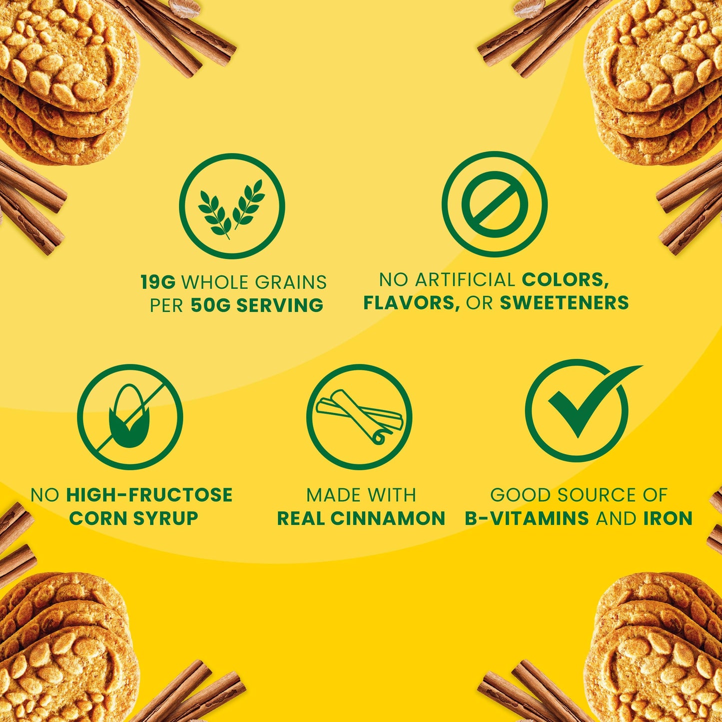 Belvita Cinnamon Brown Sugar Breakfast Biscuits, 5 Packs (4 Biscuits Per Pack)
