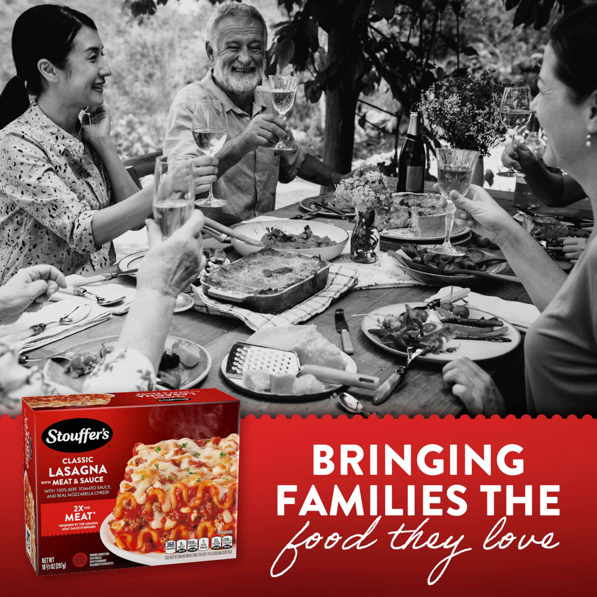 Stouffer s Lasagna with Meat Sauce Frozen Meal