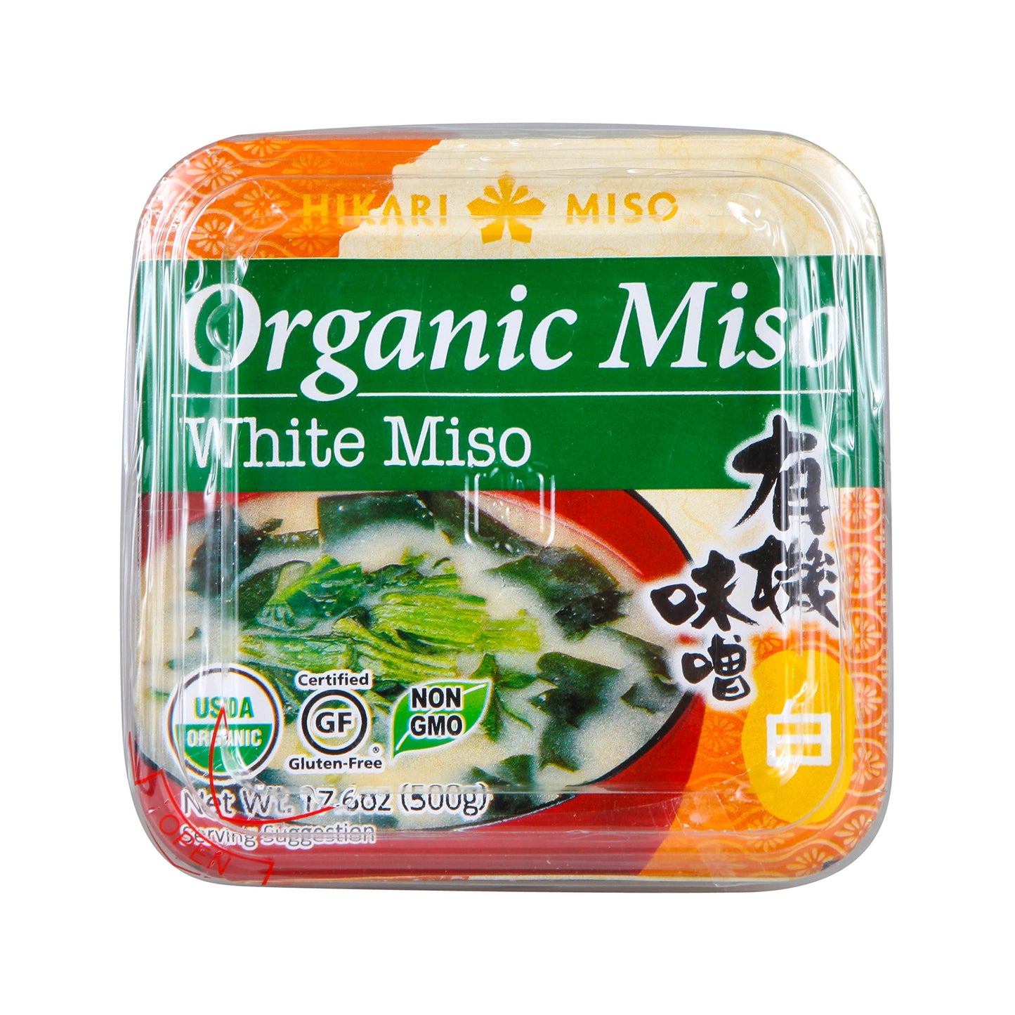 Hikari Organic Miso Paste, White, 17.6 oz