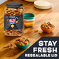 Chex Mix Bold Garlic and Herb Snack Mix Tub, 20 oz - Crunchy Snack Blend