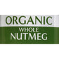 McCormick Gourmet Organic Whole Nutmeg, 1.5 oz (Pack of 5)