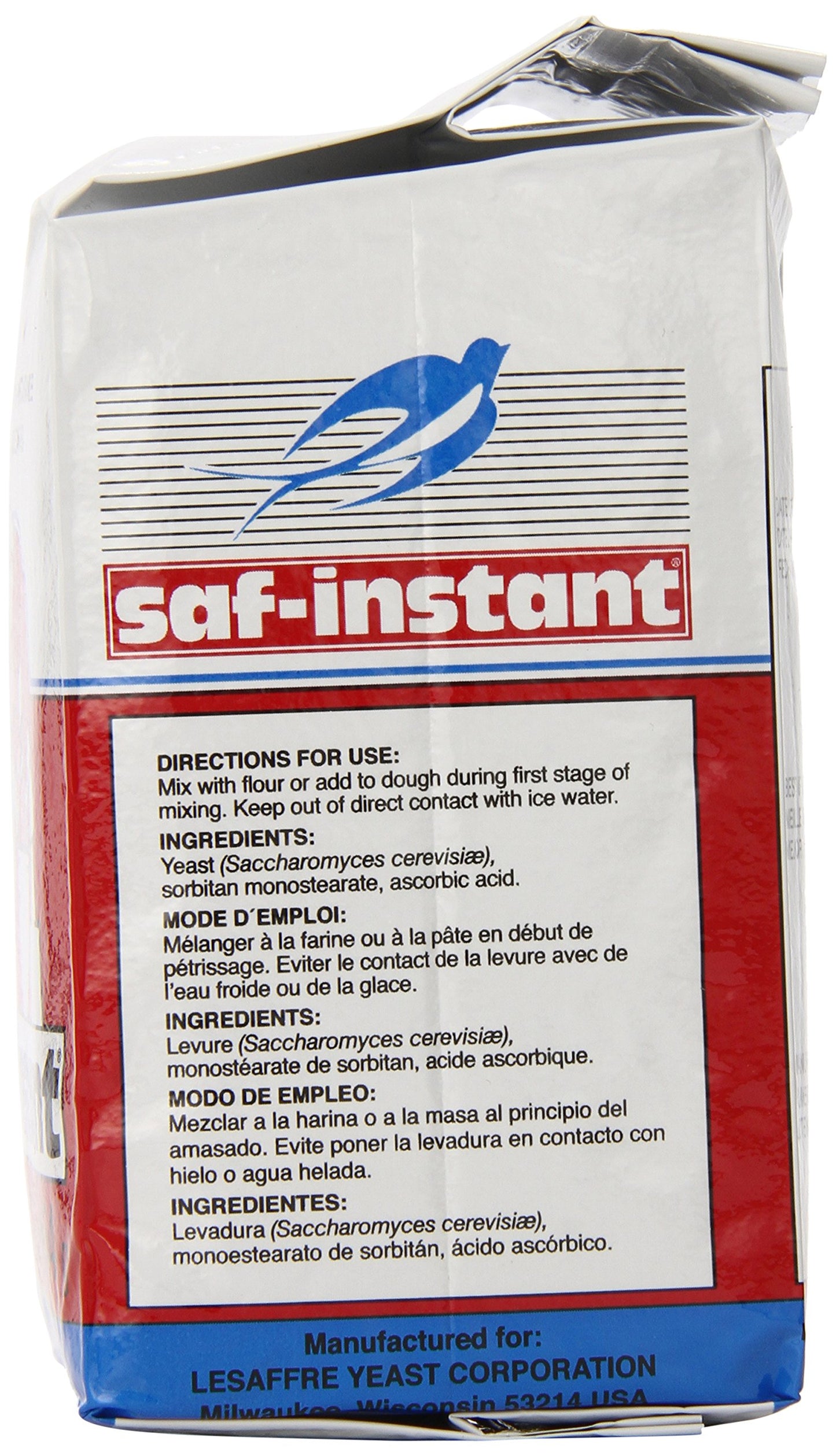 LeSaffre Saf-Instant Yeast, Red, 2 Pound