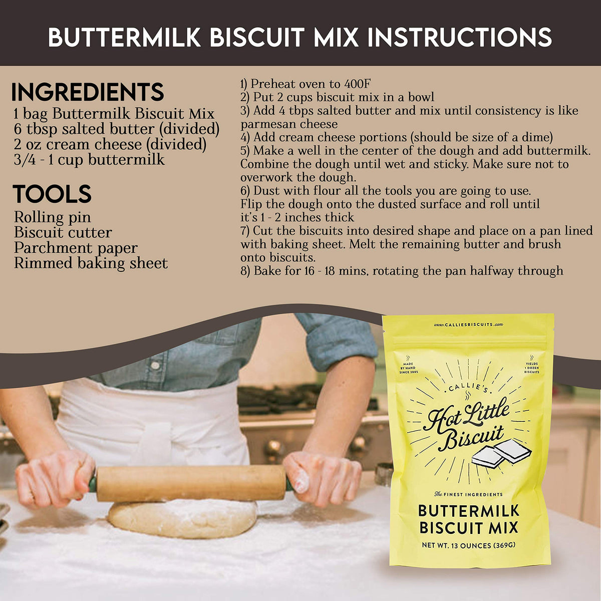 Callies - Mix Biscuit Buttermilk - Case Of 12-13 Oz(D0102H549K2)