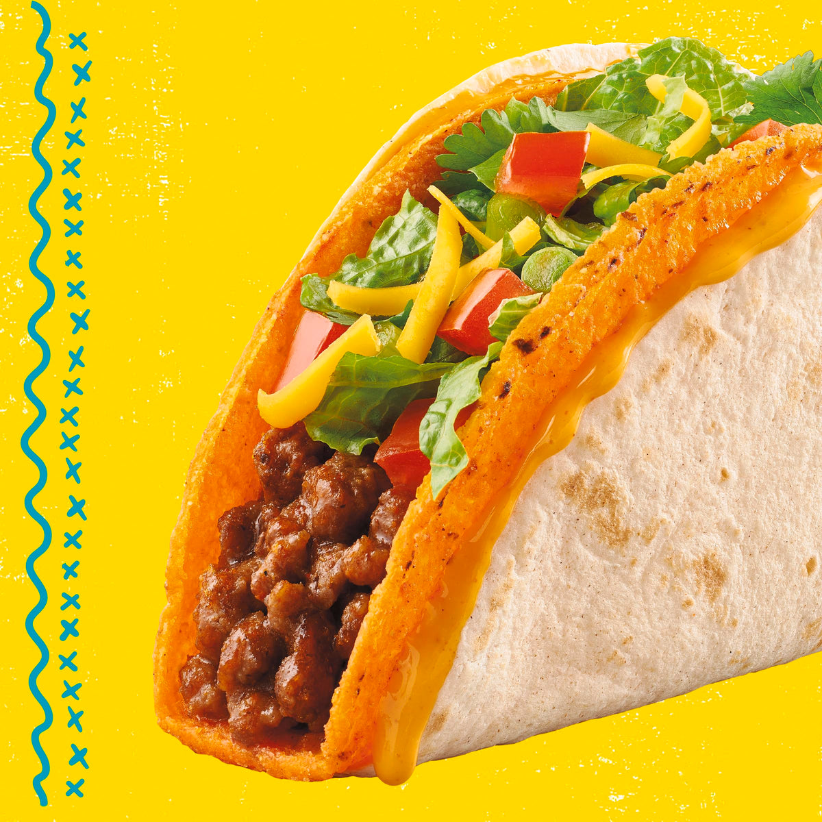 Old El Paso Stacked Queso Crunch Taco Kit, 6-Count, 13.25 Oz.