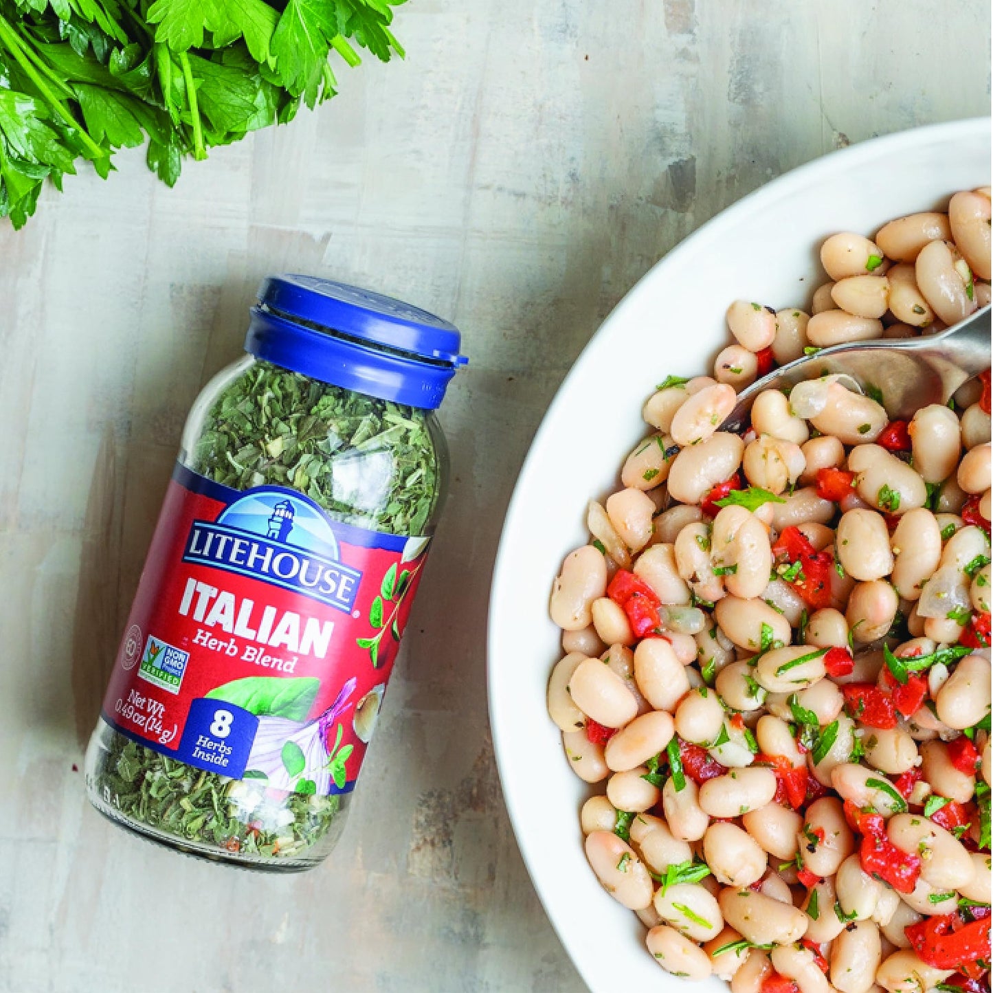 Litehouse Freeze Dried Italian Herb Blend - Italian Spices, Italian Seasoning Herbs, Gluten Free, Vegetarian, Keto, Non-GMO, No