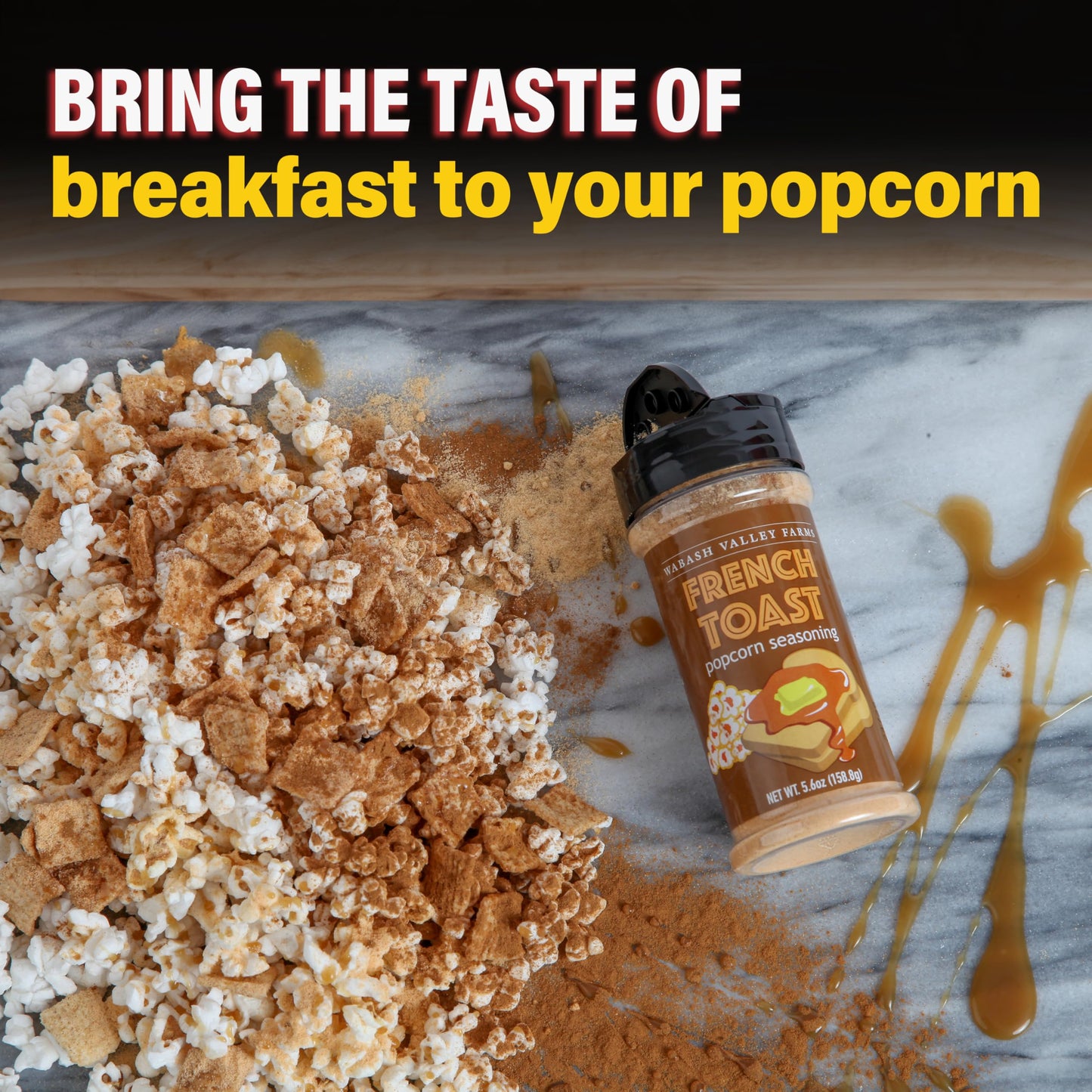 Wabash Valley Farms French Toast Popcorn Seasoning - Ooh La La, 5.6 oz