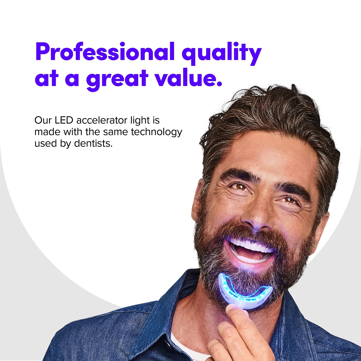 SmileDirectClub Teeth Whitening LED Accelerator Light - Fast Whitening for SmileDirectClub Premium Teeth Whitening, 1 Count