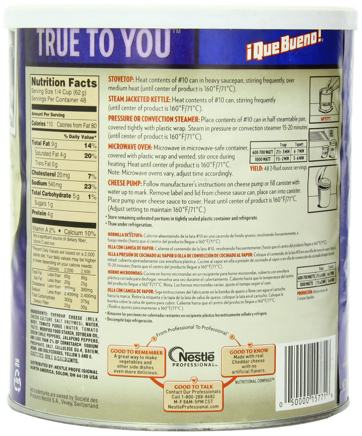 Ortega Que Bueno Nacho Cheese Sauce, 6 lb. 10 oz.