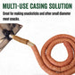 LEM Products Clear Smoked Collagen Casings  19mm  Edible Sausage Casings  Stuffs Approximately 16 Pounds Per Pack  Great for Snack Sticks  Hot Dogs  Metts  Andouille  Brats  and More  2-Pack
