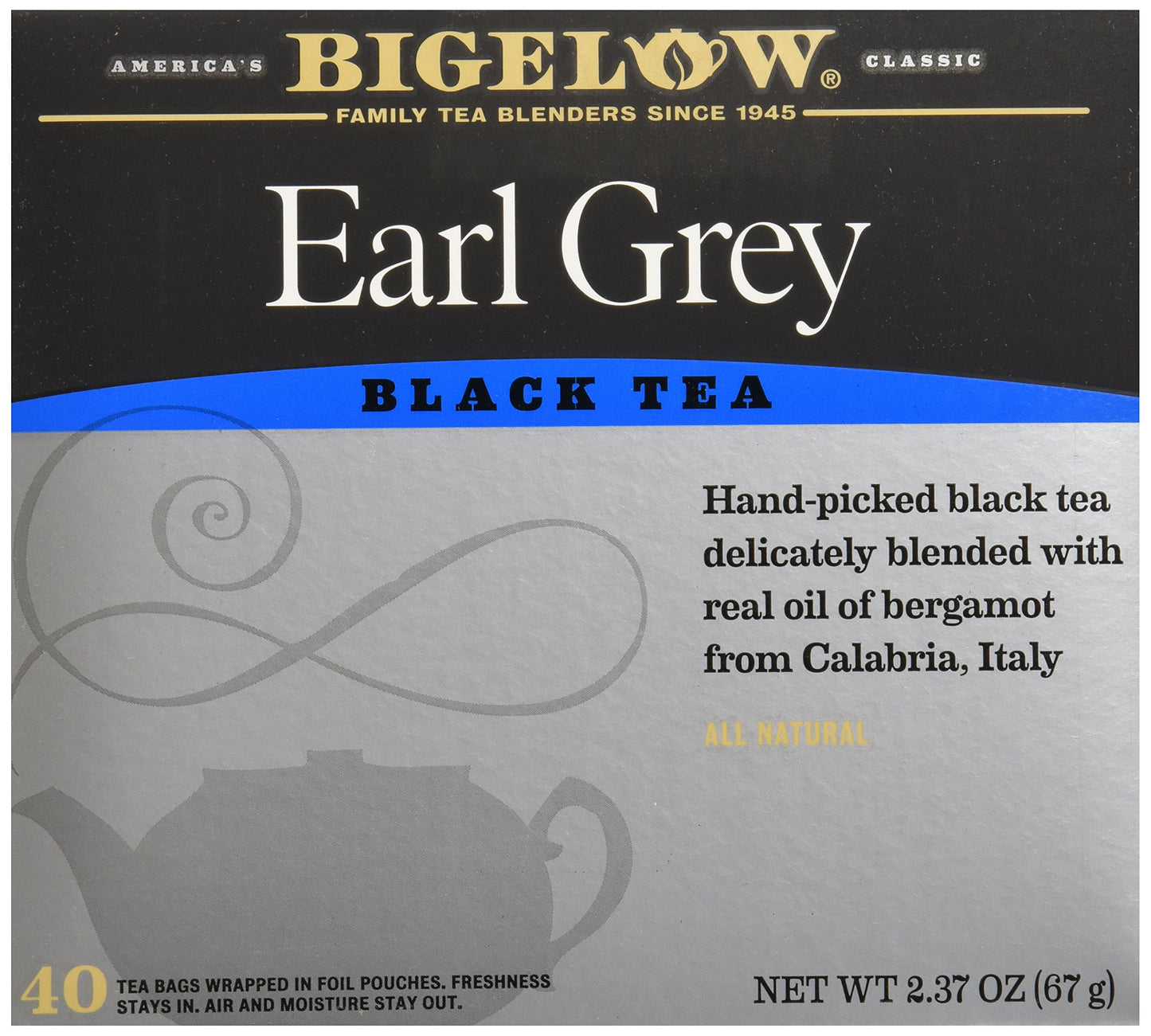 Bigelow Earl Grey Tea, 40 Ct