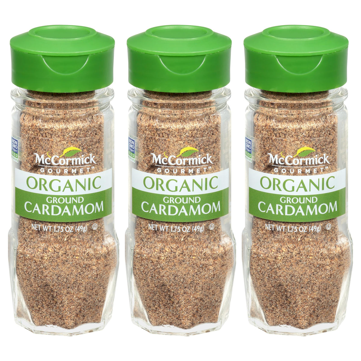 McCormick Gourmet Organic Ground Cardamom, 1.75 oz (Pack of 3)