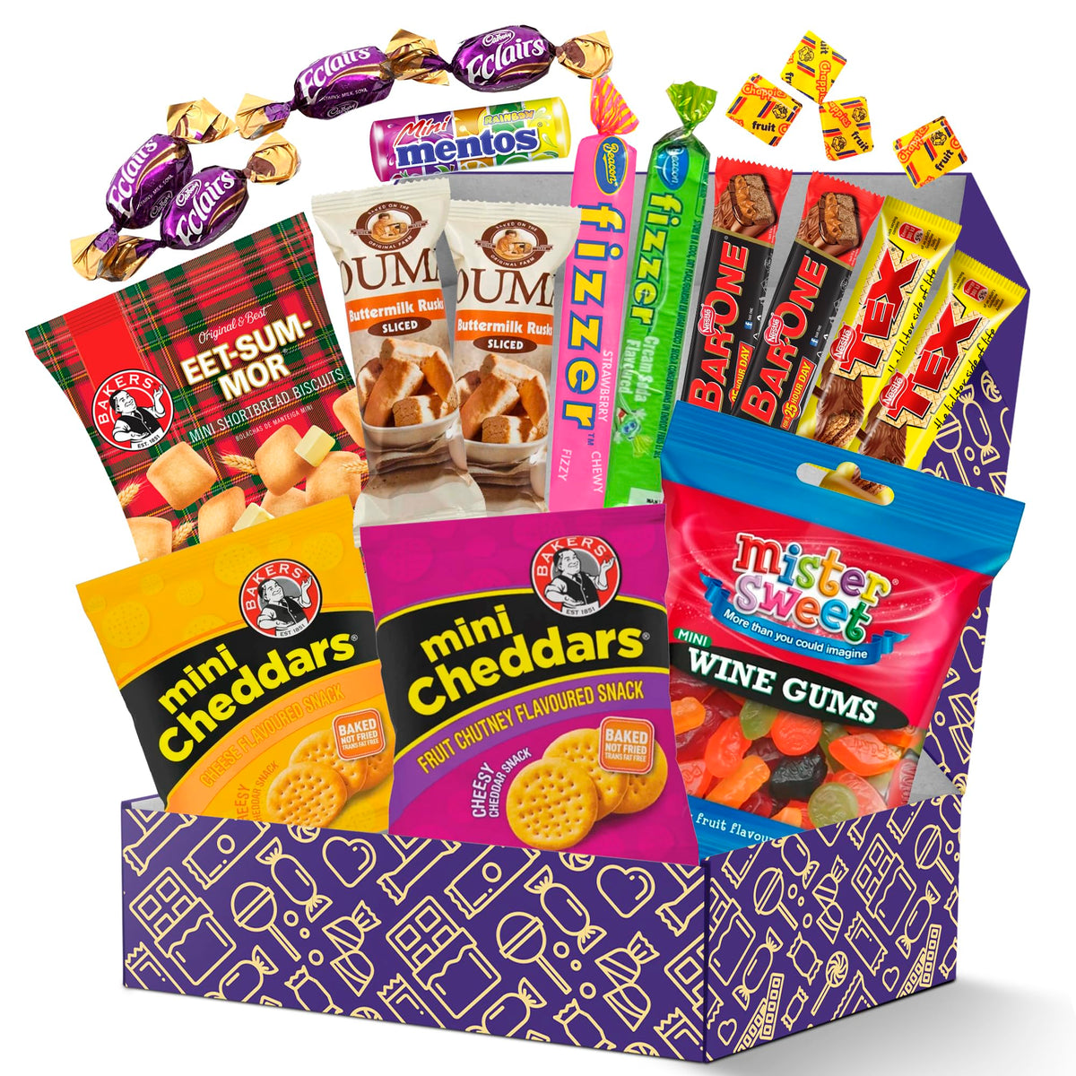Treats from Home Mini International Exotic Snack Box, 21 Premium Rare Snacks, Small Variety Pack