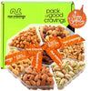 Happy Birthday Nuts Gift Basket With Happy Birthday Ribbon (7 Assortments) Gourmet Food Bouquet Platter, Bday Care Package Varie