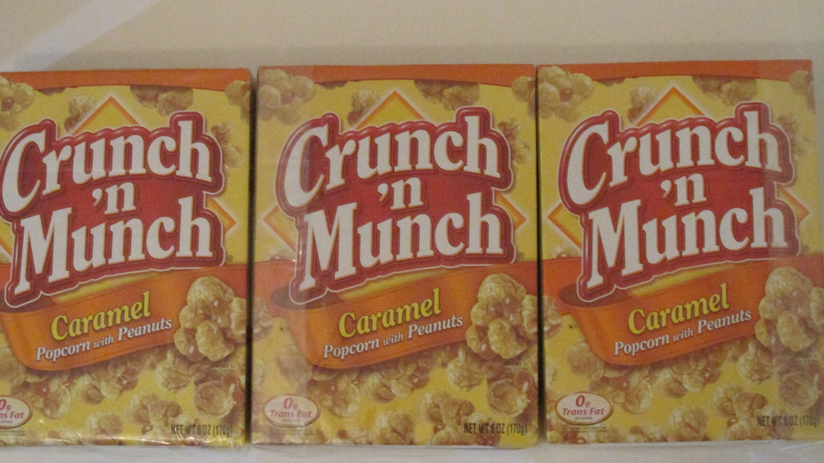 Crunch 'N Munch Caramel Popcorn, 6-Ounce Boxes (Pack Of 3)