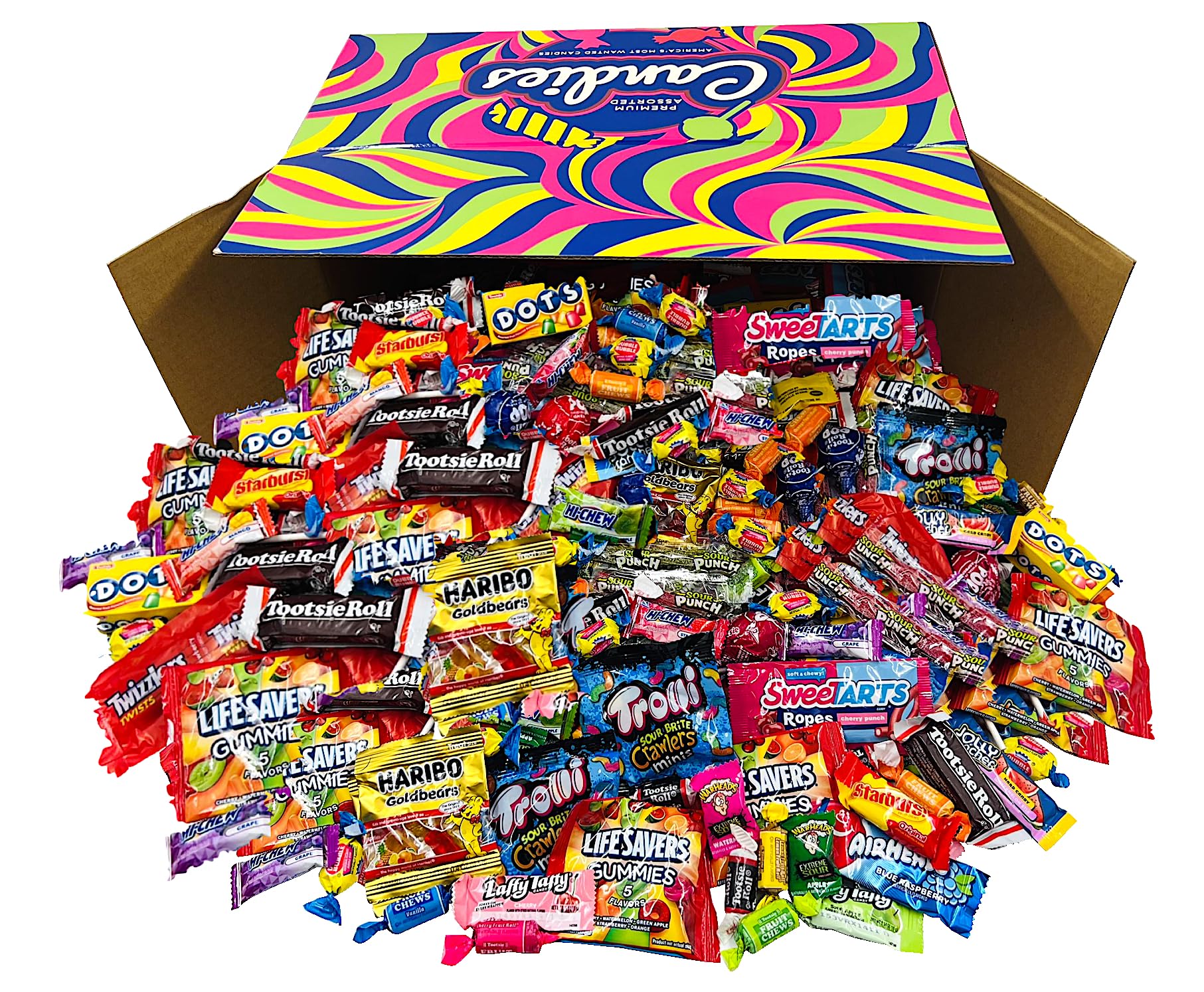 Assorted Classic Candy - Huge PARTY MIX Bulk BOX! 11.50 lbs / 184 oz Classic Individually Wrapped Candies of All Time America's 