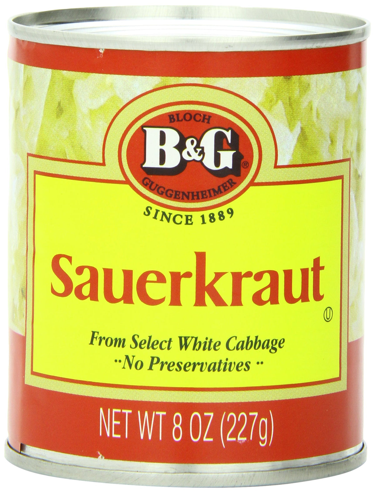 B&G Sauerkraut, 8 Ounce Can (Pack Of 24)