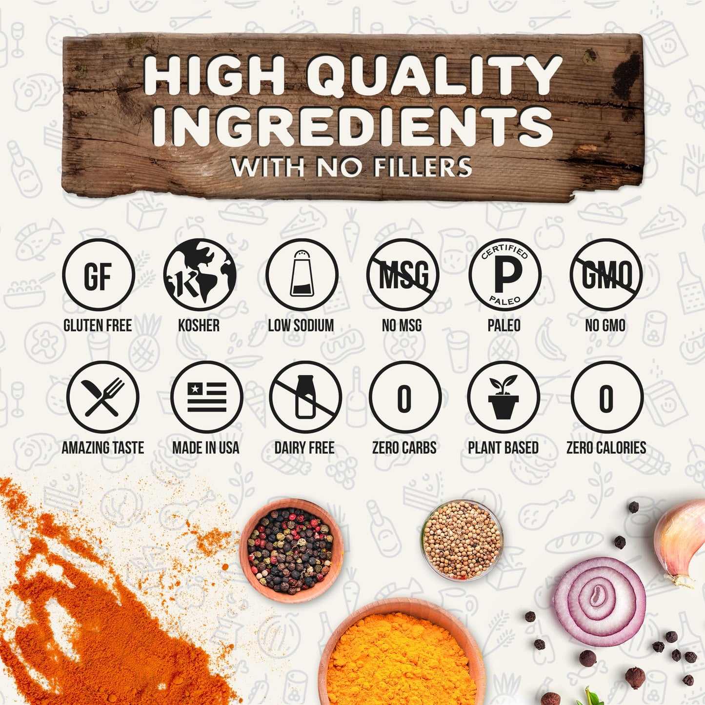 Flavor God Classic Combo Pack Of 4 Seasoning & Spices for Cooking, Everything, Everything Spicy, Garlic Lovers, Lemon & Garlic,
