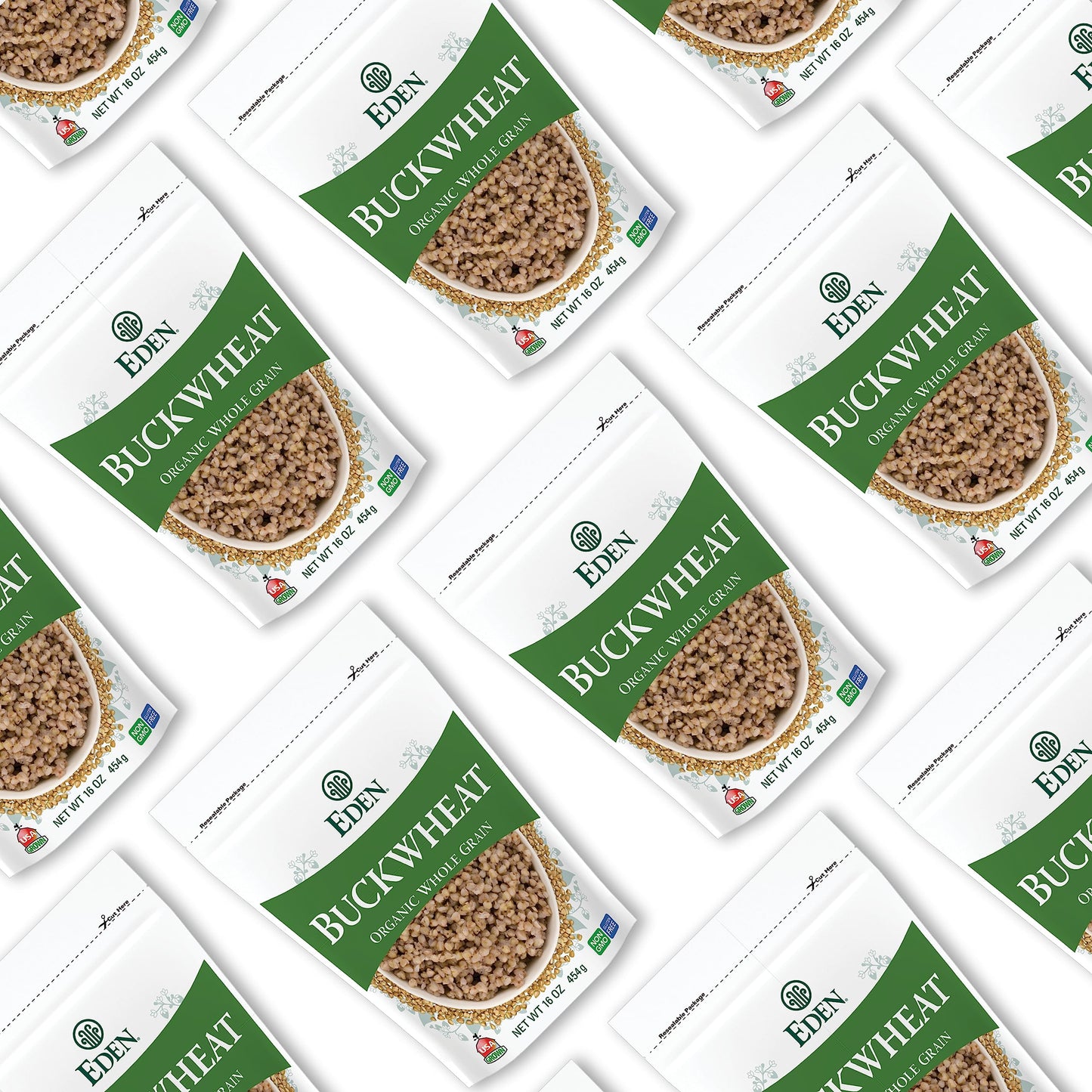 Eden Organic Buckwheat, 16 Oz, Gluten Free, 100% Whole Grain