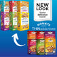 THINaddictives Variety 6 Pack - 6 Flavors w/ 18 Cookies Per Box - Sweet & Crunchy Almond Cookie Thins - Biscotti Italian Cookies