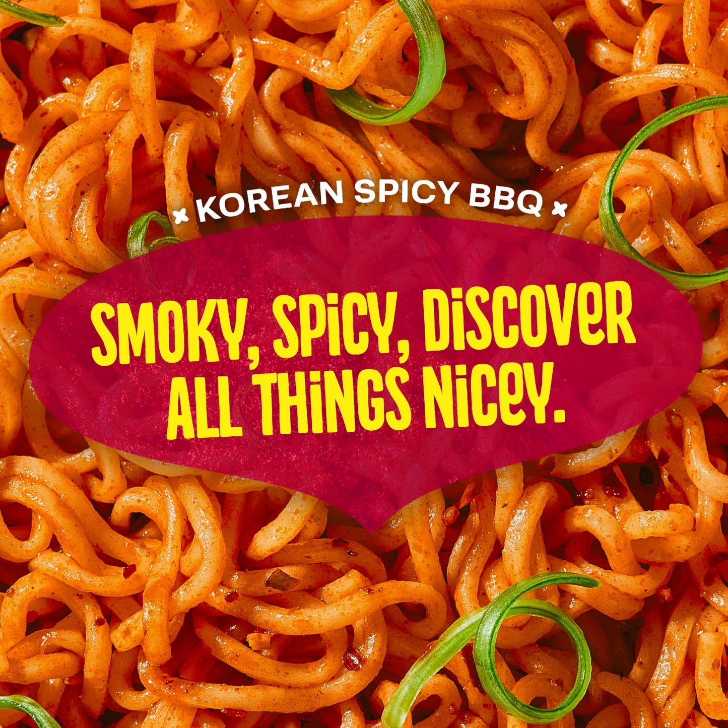 Maggi Korean Spicy BBQ Noodles, Korean Instant Noodles, 3 min, Spicy Ramen, Vegetarian, Halal, Kosher, 24-Pack