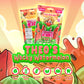 Bubblegum Kids Sugar Free Gum - Vegan Friendly Bubble Gum - Wacky Watermelon Flavor - 55 Count (Pack of 6)