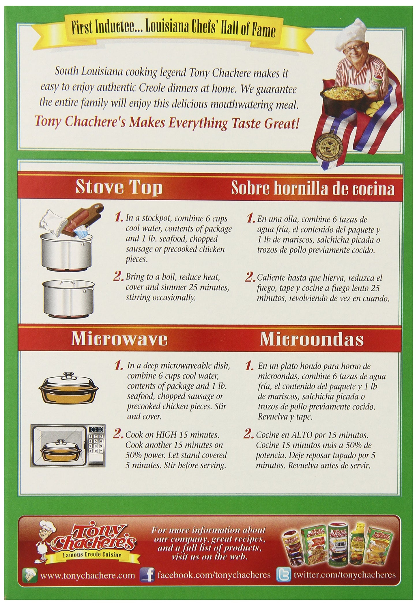Tony Chachere's Creole Gumbo Dinner Mix