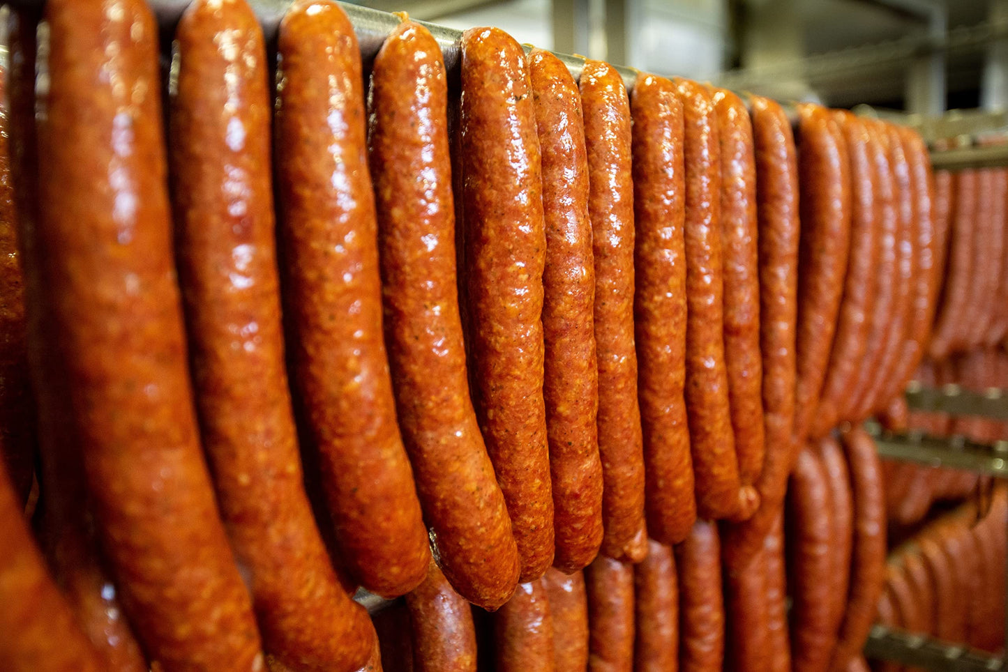 Konopelskis Polish Kielbasa, Rope Style, Authentic Recipe, 16-1lb Packs, Natural Wood Fired Smoke