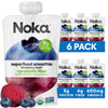 Noka Superfood Fruit Smoothie Pouches, Blueberry Beet, Healthy Snacks with Flax Seed, Plant Protein and Prebiotic Fiber, Vegan a