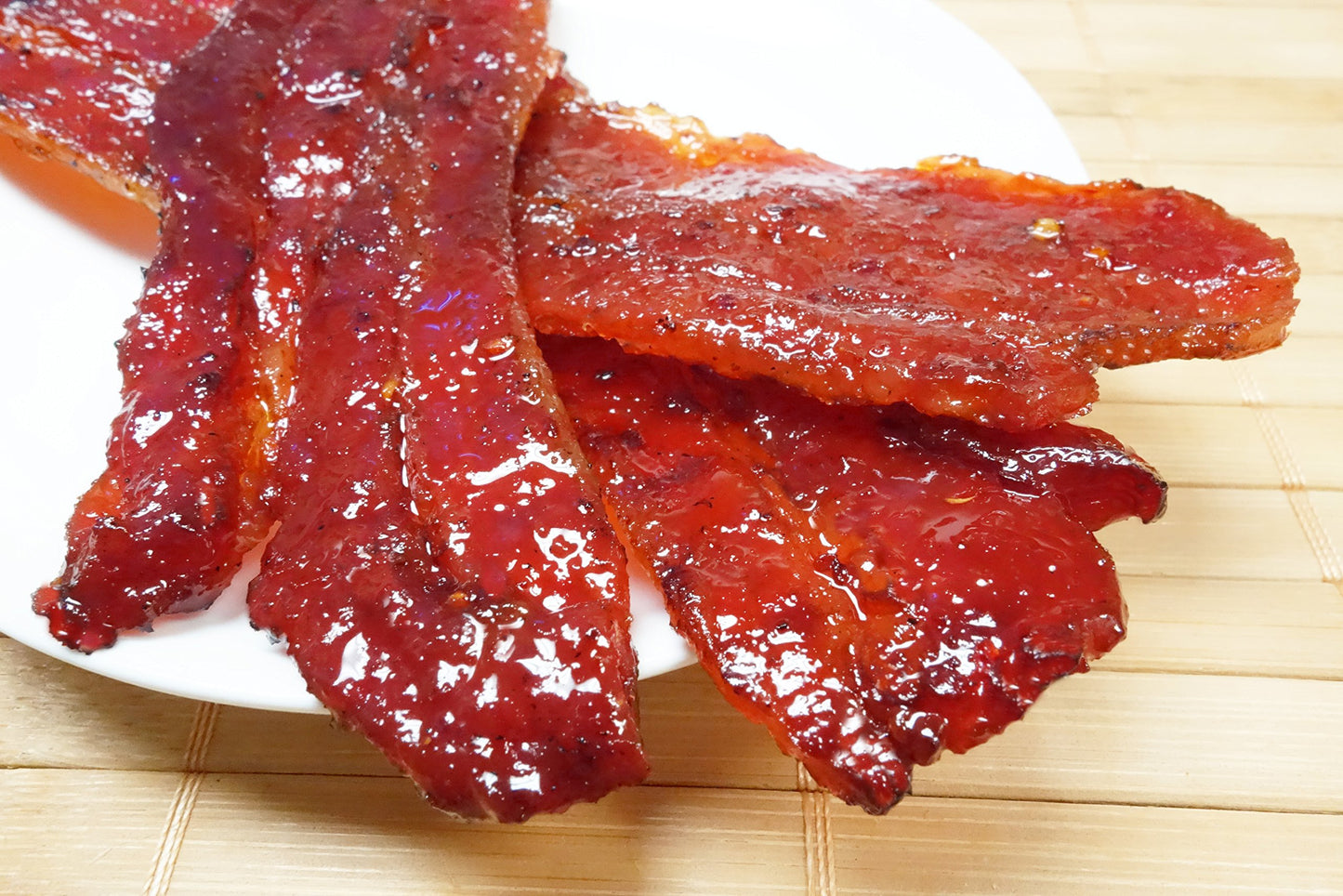 Singapore Street Food, Fire-Grilled Bacon Jerky (Spicy Flavor 12Oz) *Grilled Fresh To Your Order *Shipped The Same Day - L.A. Ti