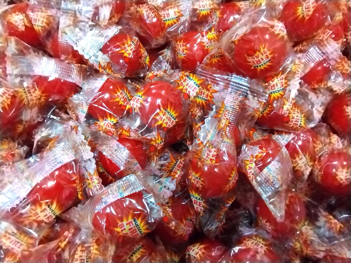 Nuclear Fire Blast Balls - 2 lbs of Hot Spicy Fire Fresh Individually Wrapped Cinnamon Hard Candy