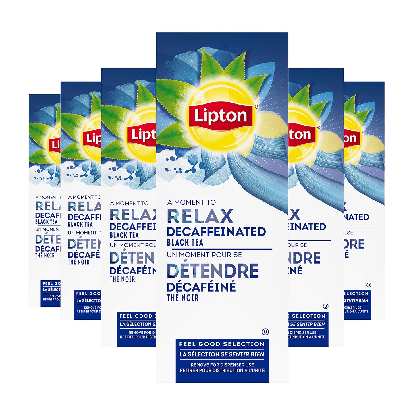 Lipton Decaffeinated Tea Bags - 28 Count (Pack of 6)