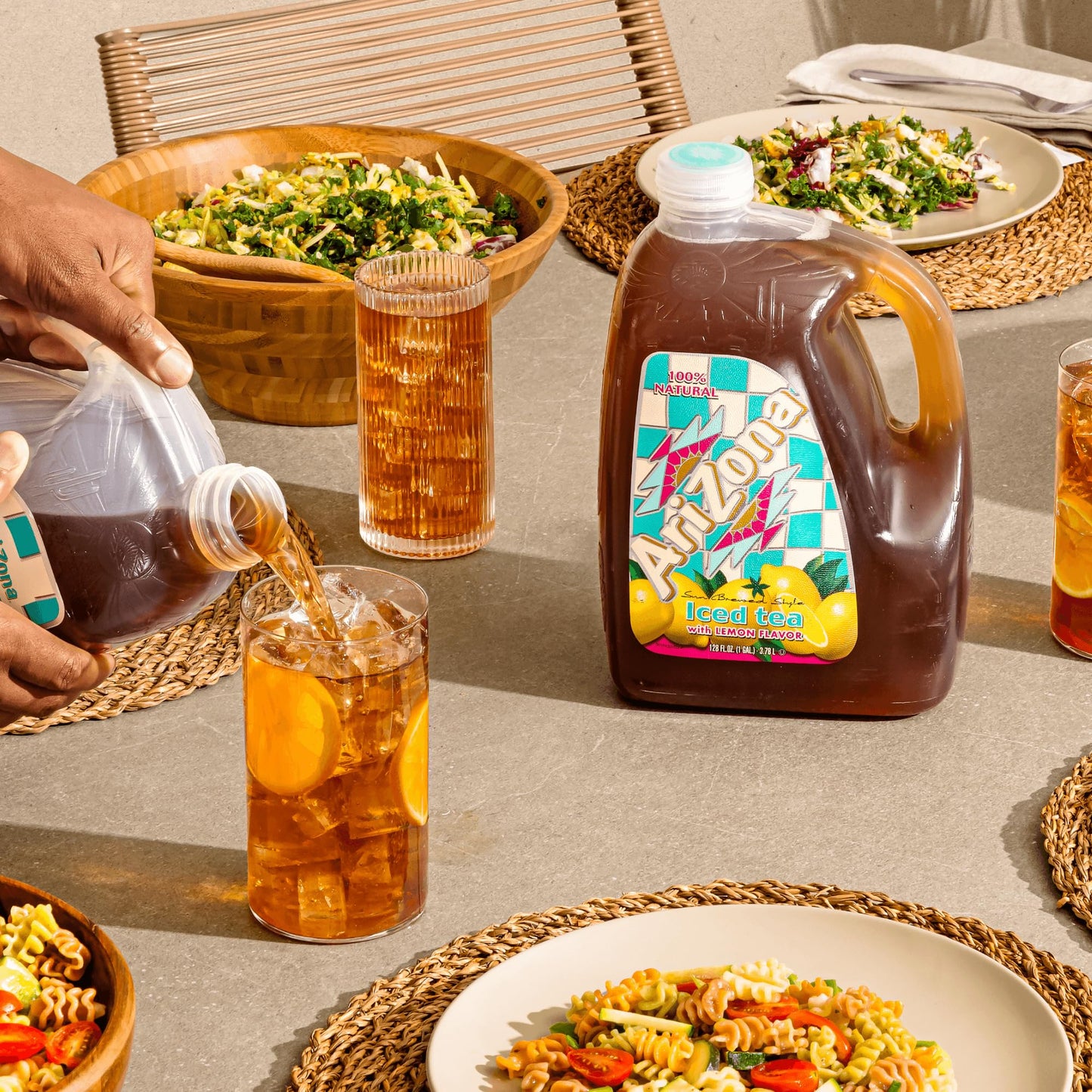 Arizona Iced Tea with Lemon, 128 oz