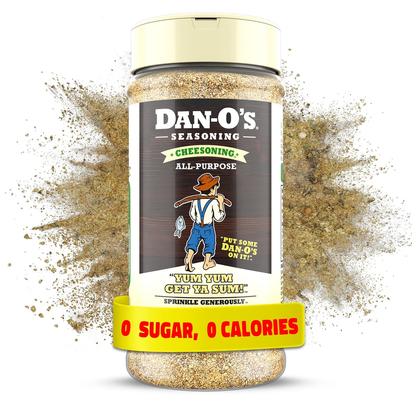 Dan-Os Cheesoning Seasoning, All Purpose, Sugar Free, 7.6 oz Bottle