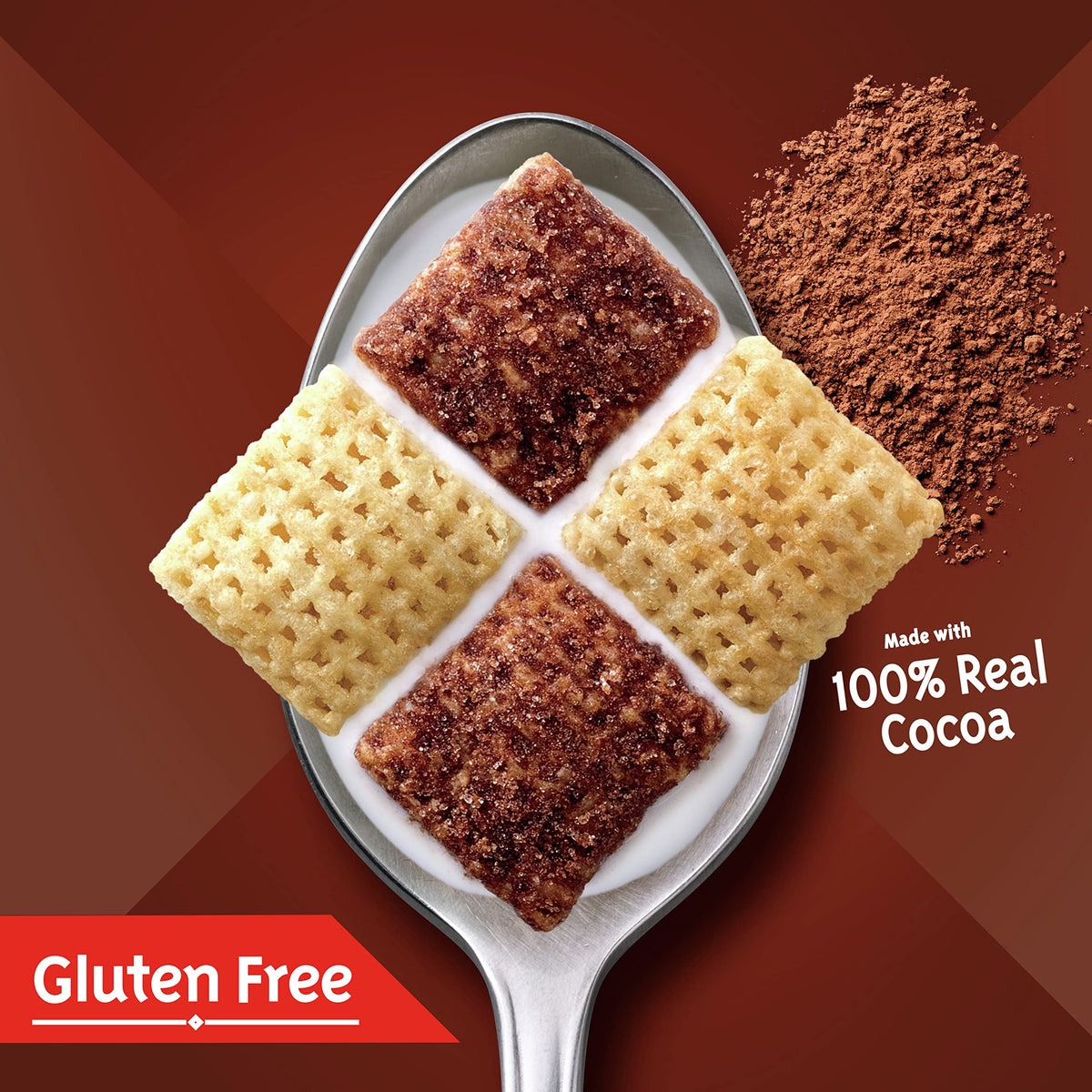 Peanut Butter Chex Cereal, Gluten Free Breakfast Cereal, Made With Whole Grain, 12.2 Oz