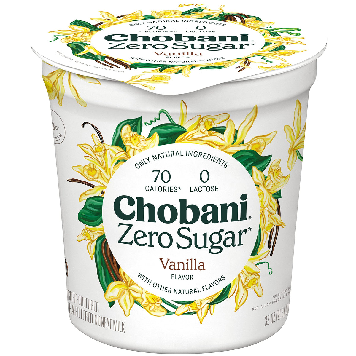 Chobani Zero Sugar* Vanilla 32oz