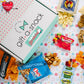 Gift A Snack - Happy Birthday Snack Box Variety Pack Care Package + Greeting Card (45 Count) Bday Sweet  Gift Basket  Candies Chips ers Bars - Food Assortments Assortments & Variety Gifts