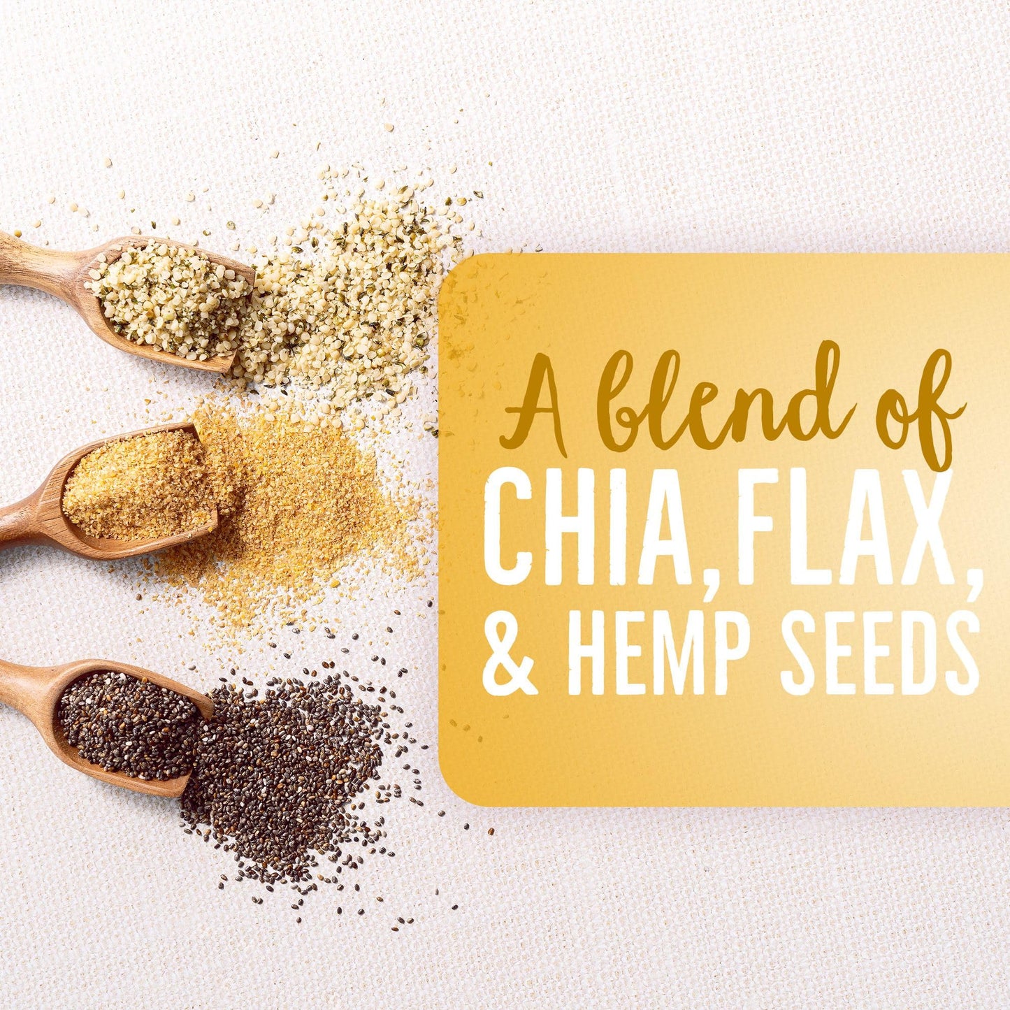 BetterBody Foods Superfood Organic Super Seeds - Chia Flax & Hemp Seeds, Blend of Organic Milled Flax Seed Organic Hemp Hearts,