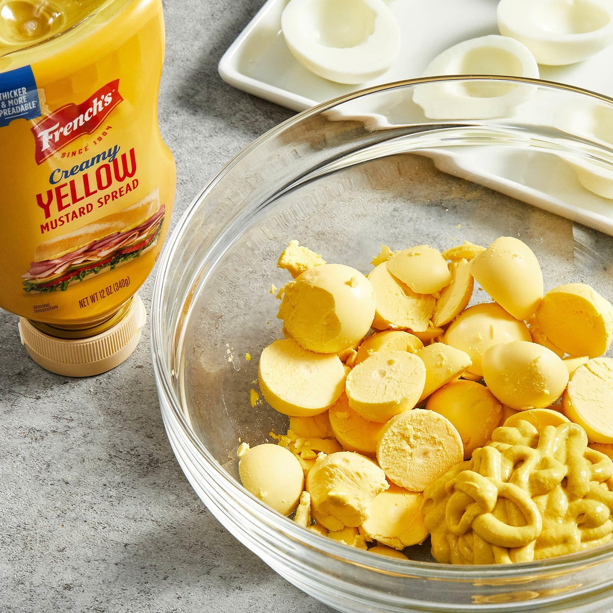 French s Creamy Yellow Mustard Spread, 12 oz (Pack of 8)