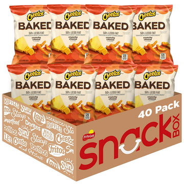 Baked, Cheetos Crunchy, 0.875 Ounce (Pack Of 40)