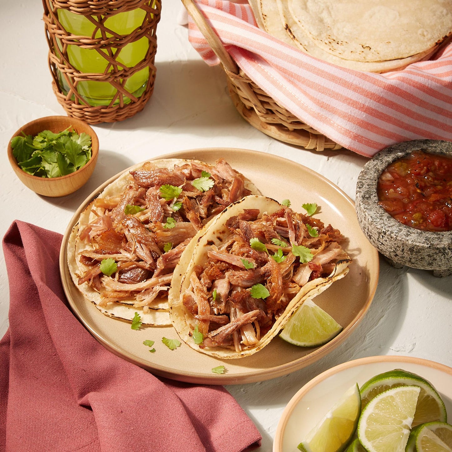 Del Real Foods Carnitas, Shredded Pork Entr  e | Fully Cooked, Heat & Serve, Microwaves in Minutes | For Tacos, Bowls & Family M