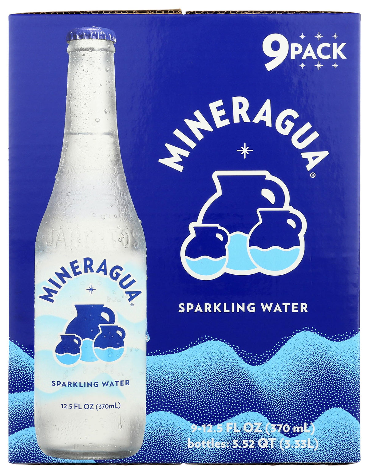 Mineragua Sparkling Water - Pack of 9, 112.5 oz, Model KHCH00385327