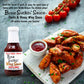 Bone Suckin' Garlic & Honey Wing Sauce, All Purpose Wing Sauce For Chicken Wings, Turkey Wings, Gluten Free, Non Gmo, Kosher, Sw