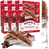 Nonnis Dark Chocolate Peppermint Biscotti - 6 Boxes Christmas Cookies - Italian Biscotti Cookies w/Dark Chocolate White Icing &