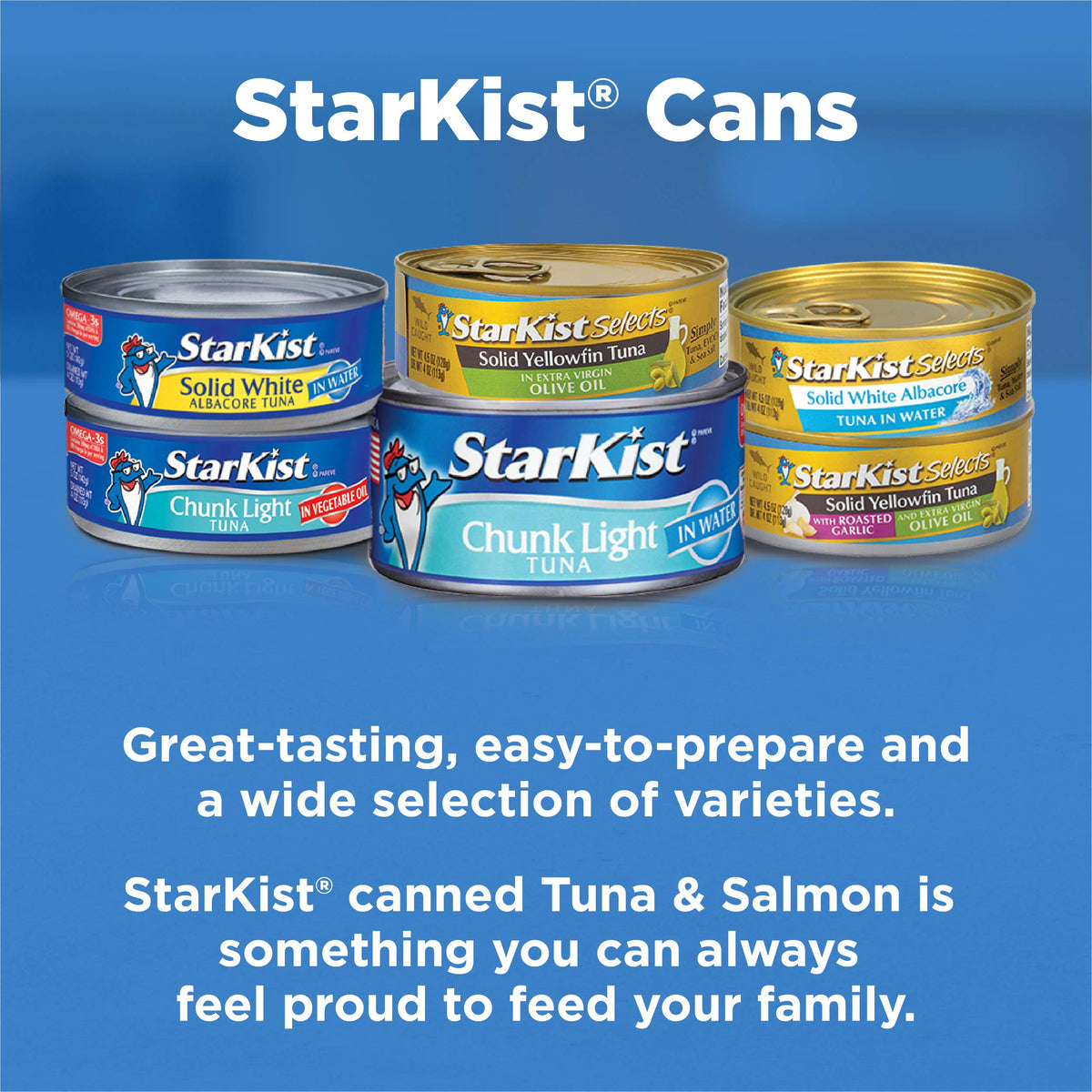 StarKist Selects No Salt Added Chunk White Albacore Tuna in Water - 4.5 oz Can (Pack of 5)