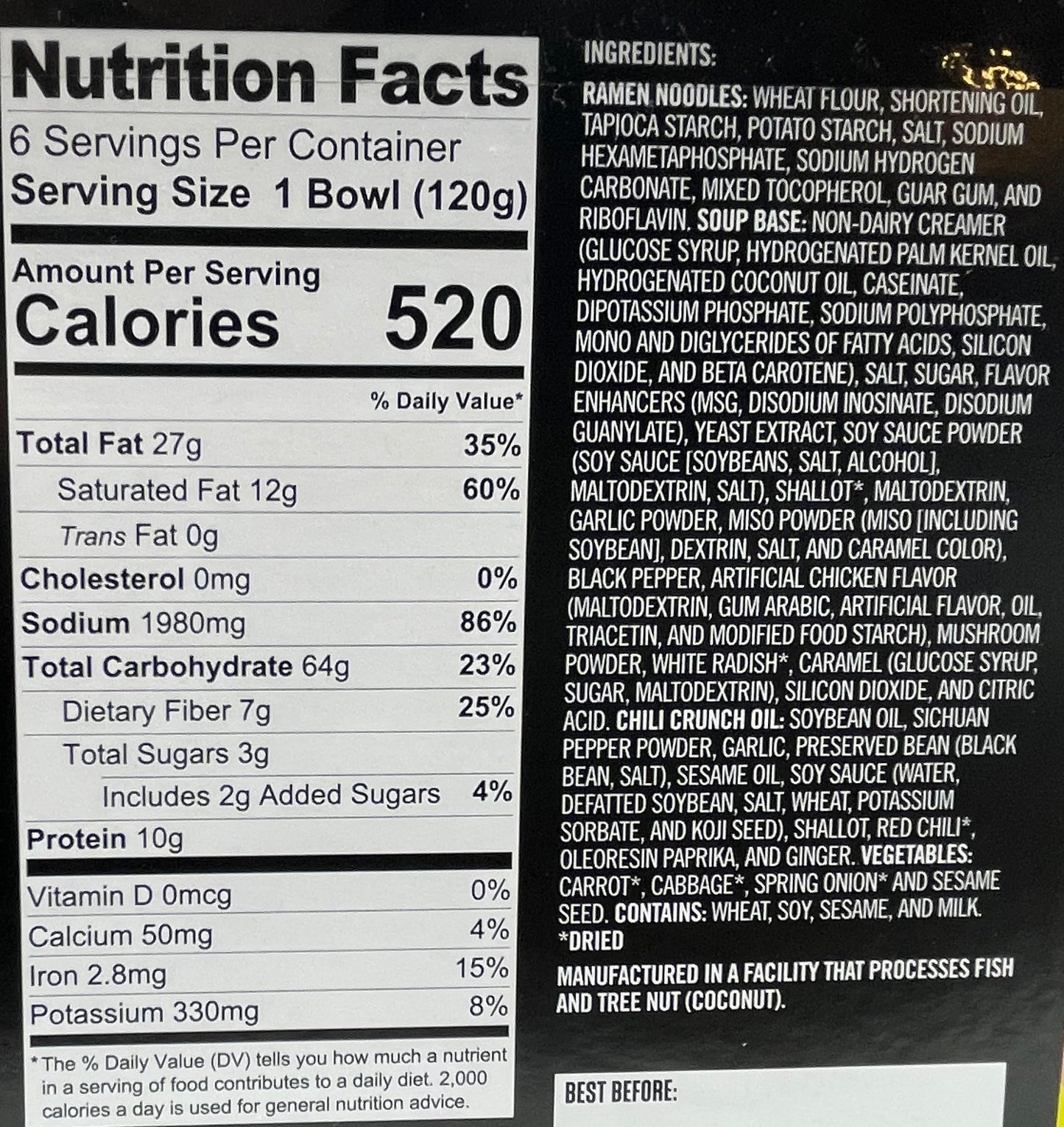 Snap-Dragon Chili Crunch Ramen, 6 Bowls, 4.23 Ounces Of Ramen Per Bowl | Chicken Flavored Noodle Soup With Chili Crunch