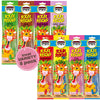 DOUzzle Back To School Sour Sticks Chewy Candy Straws Variety Pack Assortment (Pack of 8) Goodie Bag Stuffer, Pinata Filler - Ko