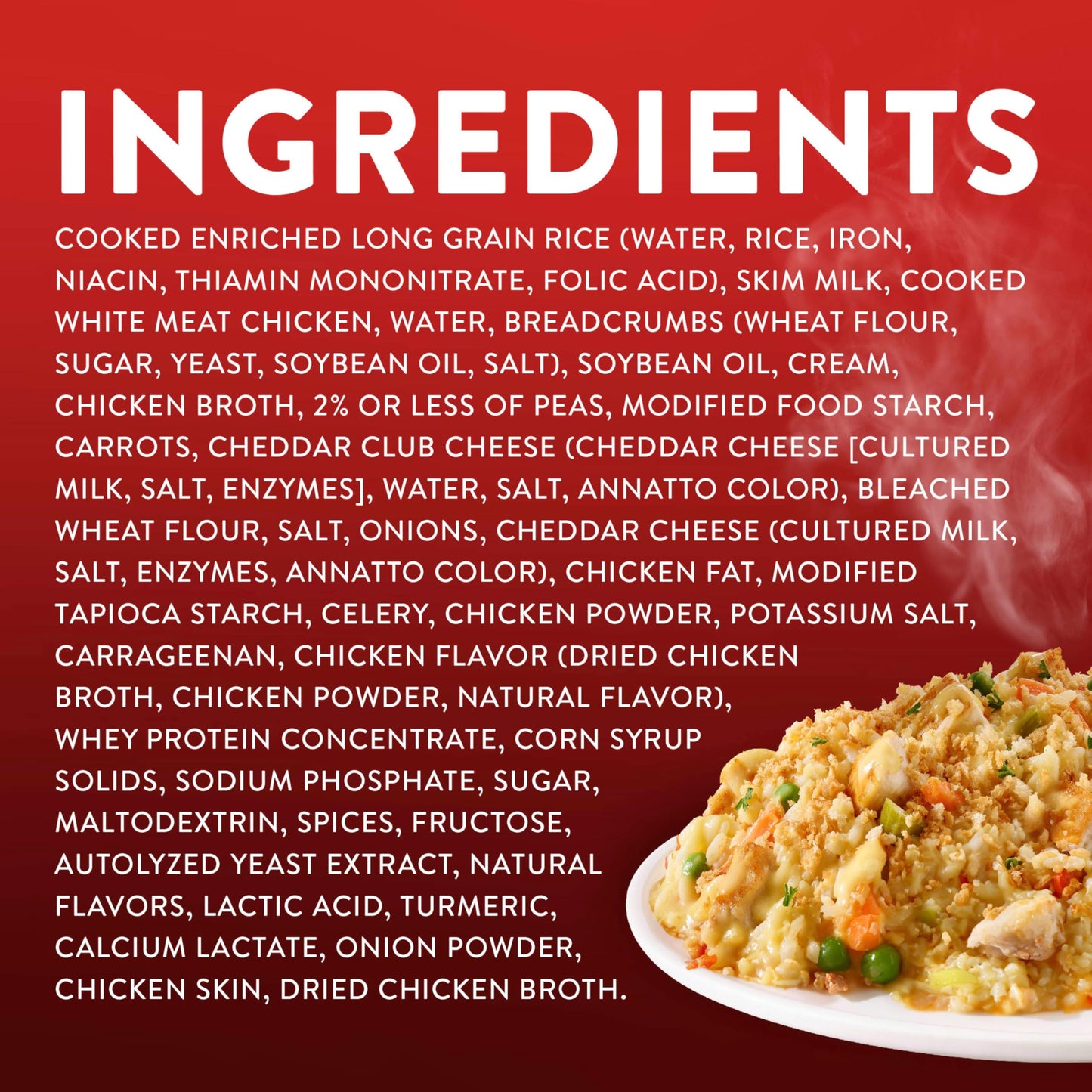 Stouffers Family Size Grandmas Chicken Vegetable Rice Bake Frozen Meal