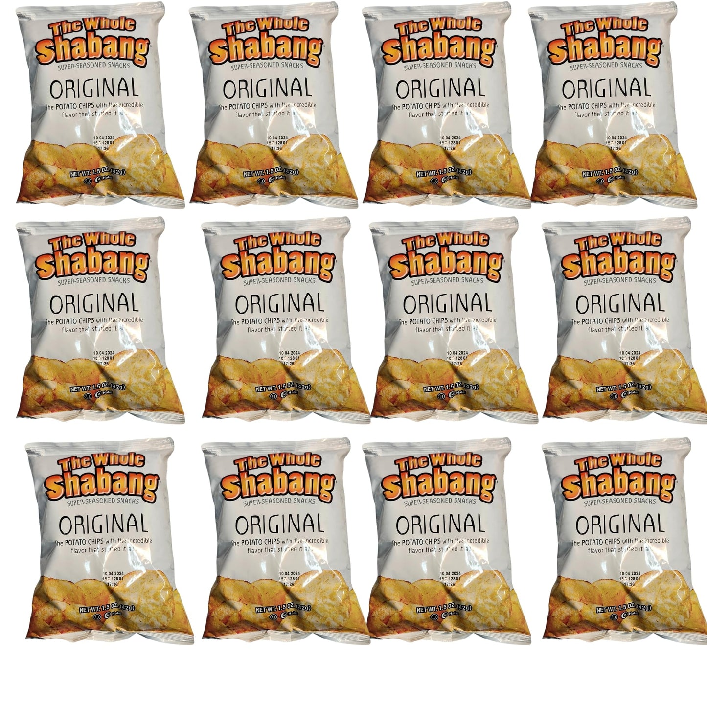Generic The Original Whole Shabang Potato Chips, 1.5 oz, 12 Pack, Original Flavor