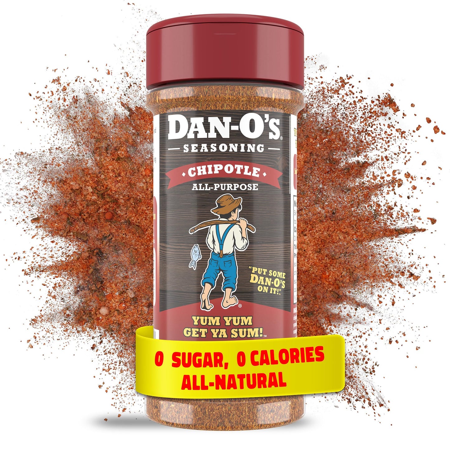 Dan-Os Chipotle Seasoning, All Purpose Spice Blend, 3.5 oz, Sugar Free, Zero Calorie